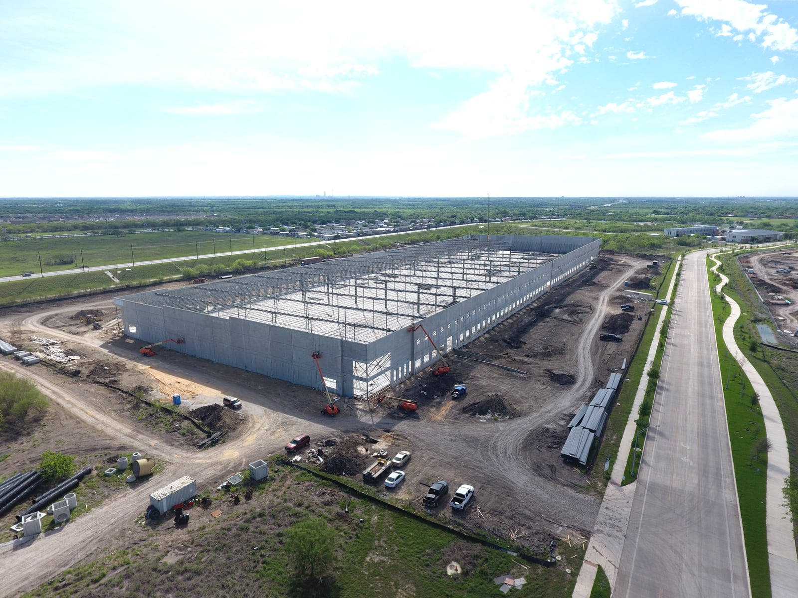 Brooks 350K Industrial Park completed project photo