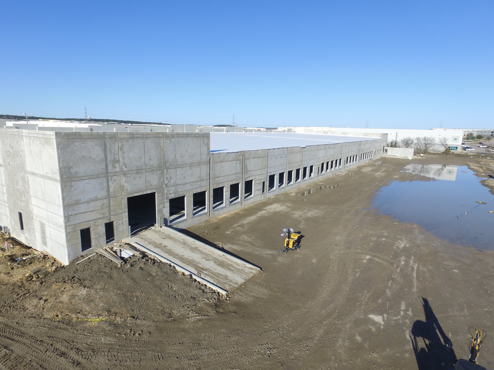 Brooks 350K Industrial Park completed project photo