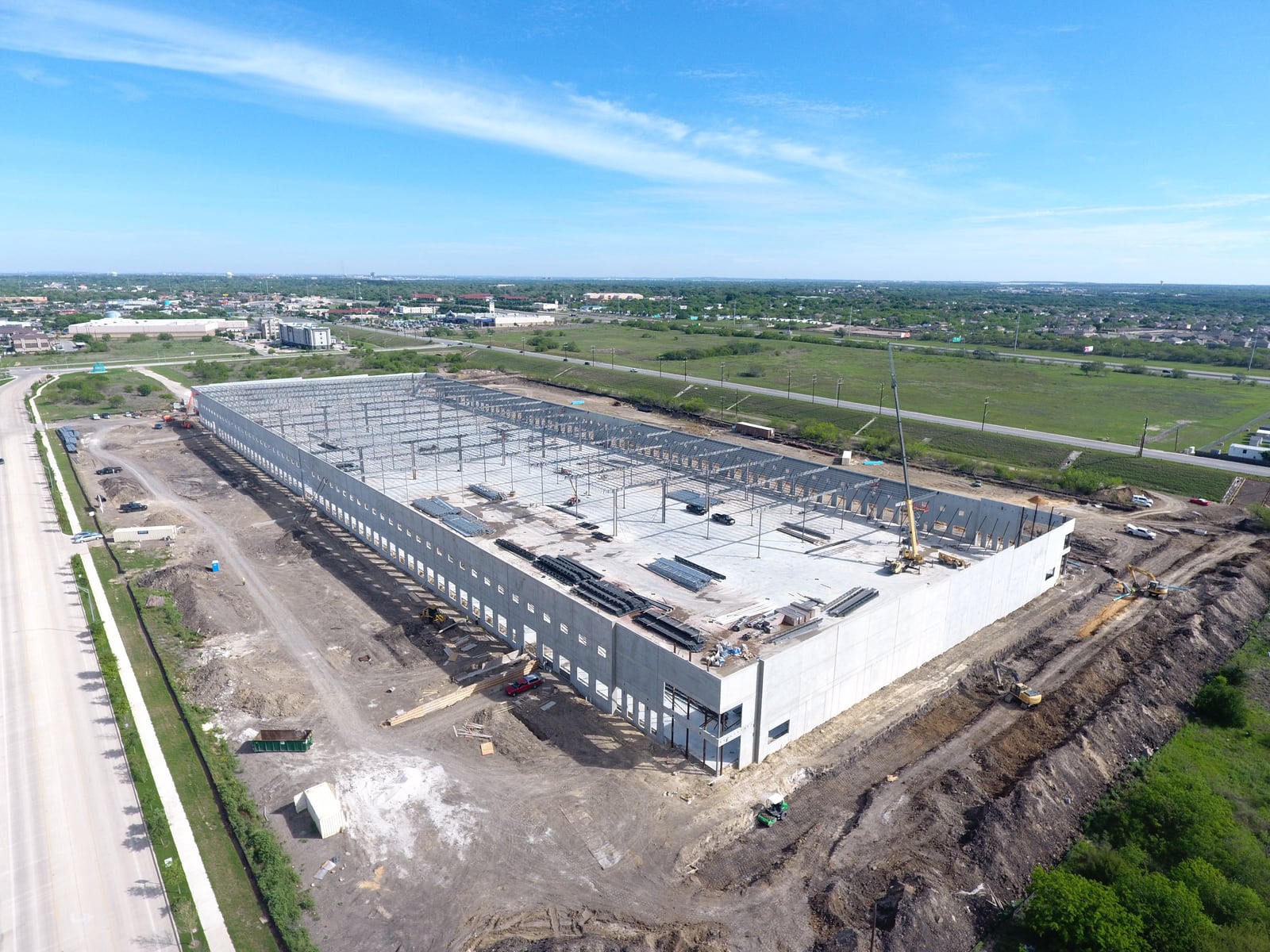Brooks 350K Industrial Park completed project photo